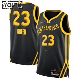 Maillot Enfant Golden State Warriors Draymond Green 2023-24 Nike City Edition Noir Swingman